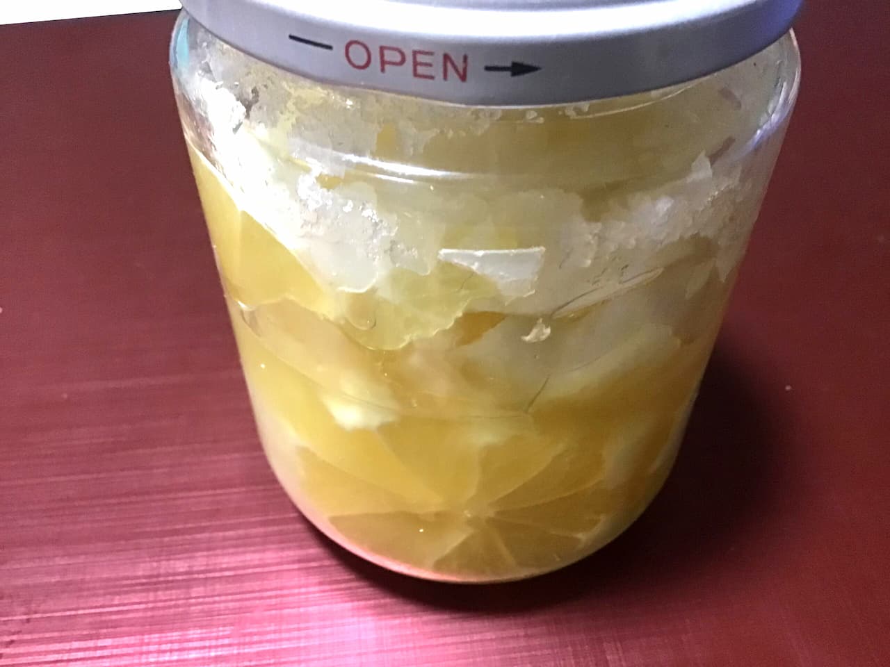 自家製レモンシロップ